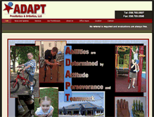Tablet Screenshot of adaptpo.com